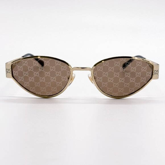 NEW GUCCI SUNGLASSES GOLD WOMEN CAT EYE EYEWEAR GUCCI GG1853S 003 main image 13
